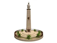 Projeto do monumento à Nossa Senhora da Conceição, em Volta Redonda (RJ)