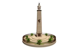 Projeto do monumento à Nossa Senhora da Conceição, em Volta Redonda (RJ)