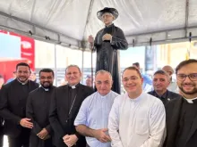Inauguração da estátua de padre Cícero no Crato (CE)