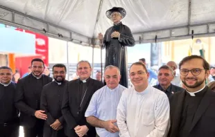 Inauguração da estátua de padre Cícero no Crato (CE)