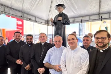 Inauguração da estátua de padre Cícero no Crato (CE)