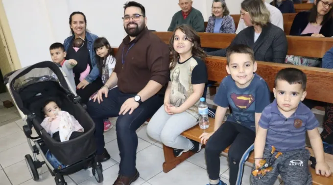 Taiana Maia e família