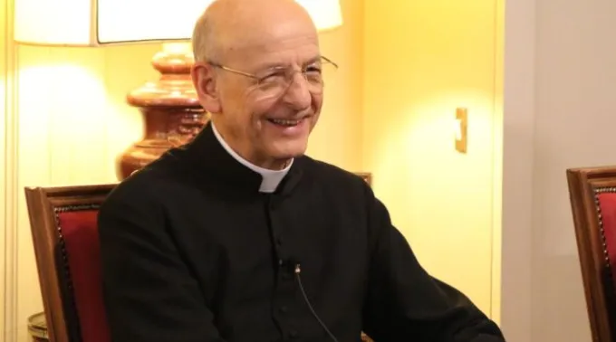 Monsenhor Fernando Ocáriz durante o congresso geral extraordinário da Opus Dei em abril de 2023. ?? 