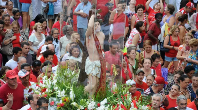 Procissão de são Sebastião no Rio de Janeiro