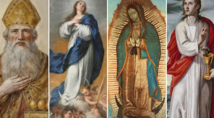 Santos celebrados em dezembro. ?? 