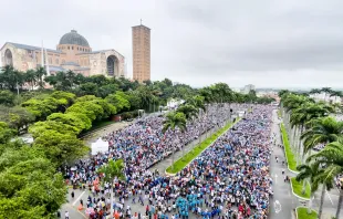 Cerca de 100 mil pessoas na missa solene da Romaria do Terço dos Homens 2025.