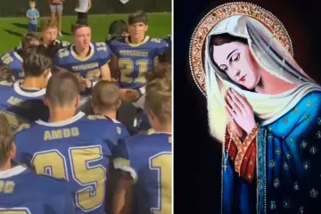 Equipe de futebol americano St. Joseph Academy High School / Virgem Maria.