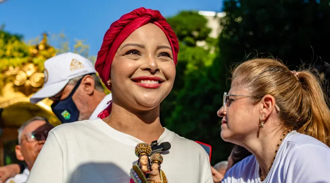 A estudante Gabriela Matias