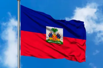 A bandeira do Haiti.
