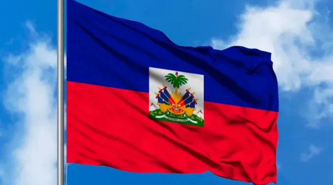 A bandeira do Haiti. ?? 