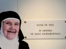Irmã Cristina de Jesus Sacramentado.