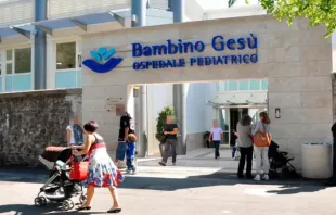 Acesso principal ao Hospital Bambino Gesù