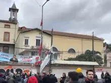 A igreja atacada pelo Estado Islâmico no domingo, 28 de janeiro, em Istambul.