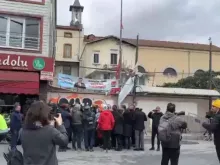 A Igreja atacada em Istambul (Turquia).
