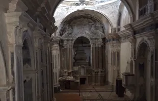Interior da igreja de Santo Amaro