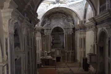 Interior da igreja de Santo Amaro