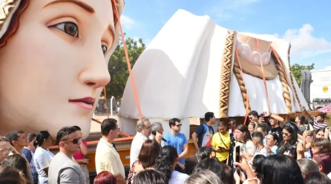 Imagem de Nossa Senhora de Fátima chega a Natal