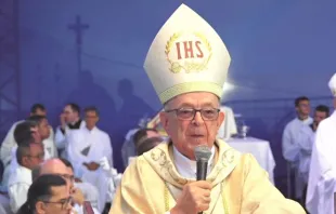 Cardeal Raymundo Damasceno celebrou a missa solene de Nossa Senhora Aparecida na Esplanada dos Mistérios, em Brasília.