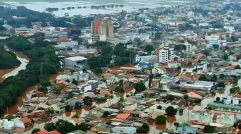 Rio Grande do Sul ficou alagado depois das fortes chuvas no Estado