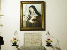 Quadro da serva de Deus Vitória da Encarnação no convento santa Clara do Desterro, em Salvador