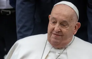 Papa Francisco na audiência geral no Vaticano em 12 de fevereiro de 2025.