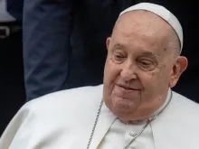 Papa Francisco na audiência geral no Vaticano em 12 de fevereiro de 2025.