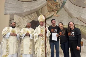 Mensagem do papa Leão foi lida ao final da missa