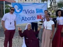 1ª edição do Ato pela Vida contra aborto, drogas e eutanásia em Salvador, em 29 de setembro de 2024.