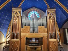 Órgão de tubos da Igreja Nossa Senhora do Perpétuo Socorro, conhecida como Igreja dos Arautos.