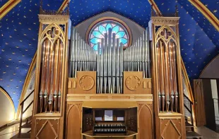 Órgão de tubos da Igreja Nossa Senhora do Perpétuo Socorro, conhecida como Igreja dos Arautos.
