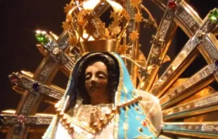 Imagem de Nossa Senhora de Luján. Imagem referencial.
