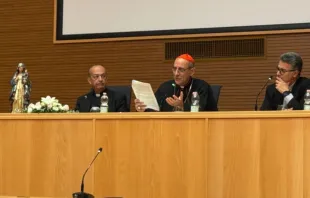 O prefeito do Dicastério para a Doutrina da Fé, cardeal Víctor Manuel Fernández, apresenta hoje (4) o documento Mater populi fidelis na Cúria Jesuíta, em Roma.