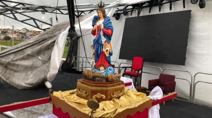 Imagem de Nossa Senhora Desatadora dos Nós intacta ?? 