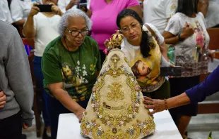 Imagem peregrina de Nossa Senhora de Nazaré no Rio de Janeiro no início de julho