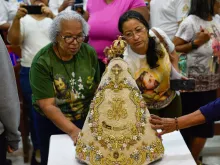Imagem peregrina de Nossa Senhora de Nazaré no Rio de Janeiro no início de julho