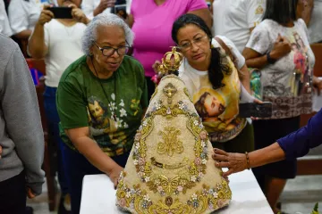 Imagem peregrina de Nossa Senhora de Nazaré no Rio de Janeiro no início de julho