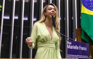 Erika Hilton, líder da federação PSOL-Rede na Câmara dos Deputados