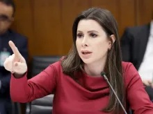 A líder da Minoria na Câmara dos Deputados, deputada federal Caroline de Toni.