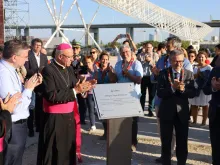 Inauguração do Parque Papa Francisco, em Lisboa, Portugal