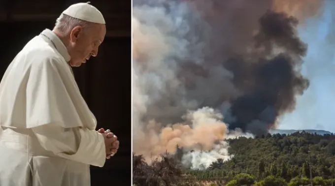Papa Francisco / Incêndio florestal no Chile. ?? 