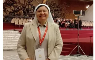 Irma Priscila Daniele da Silva, participante no Encontro Internacional de Coros.