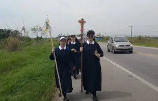 Irmãs de Schoenstatt em peregrinação ao santuário de Aparecida