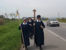 Irmãs de Schoenstatt em peregrinação ao santuário de Aparecida