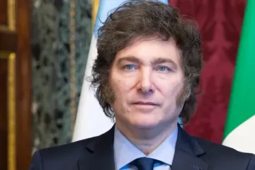 Javier Milei, presidente da Argentina.