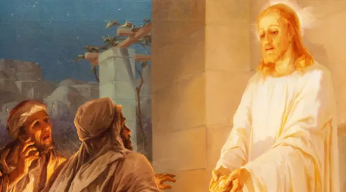 Jesus ressuscitou com os discípulos de Emaús. ?? 