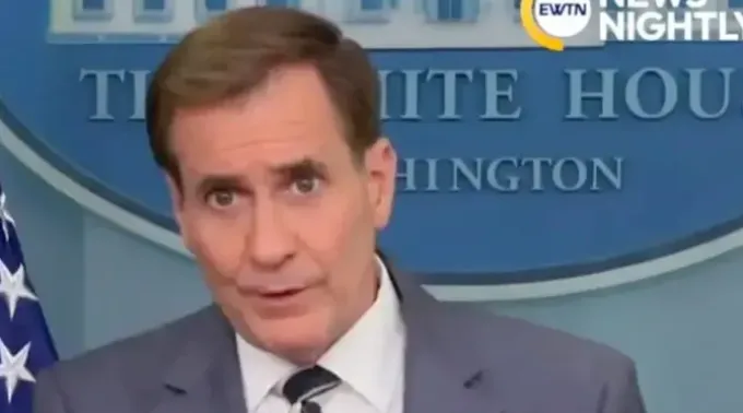 John Kirby, porta-voz do Conselho de Segurança Nacional da Casa Branca. ?? 