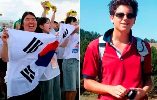 Peregrinos coreanos em Roma para o Jubileu da Juventude - São Carlo Acutis.