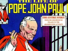Capa de "A Vida do Papa João Paulo II".