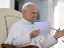 Papa Leão XIV no Jubileu dos Operadores de Justiça no dia 20 de setembro de 2025.