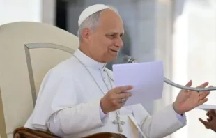 Papa Leão XIV no Jubileu dos Operadores de Justiça no dia 20 de setembro de 2025.